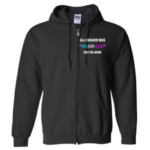 Funny Gender Reveal Party Full Zip Hoodie