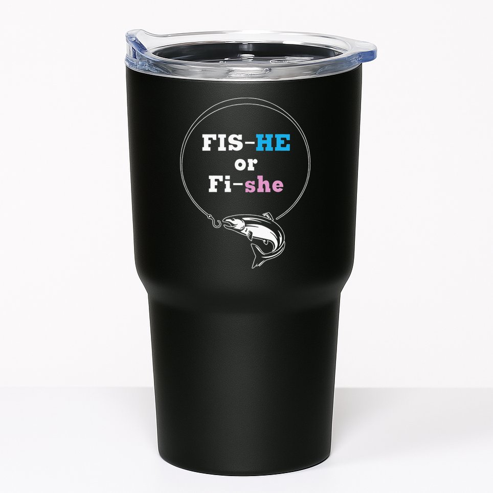 Fishing Gender Reveal Party Ideas Fishe Tumbler