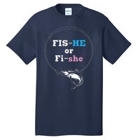 Fishing Gender Reveal Party Ideas Fishe Tall T-Shirt