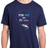 Fishing Gender Reveal Party Ideas Fishe Adult ChromaSoft Performance T-Shirt