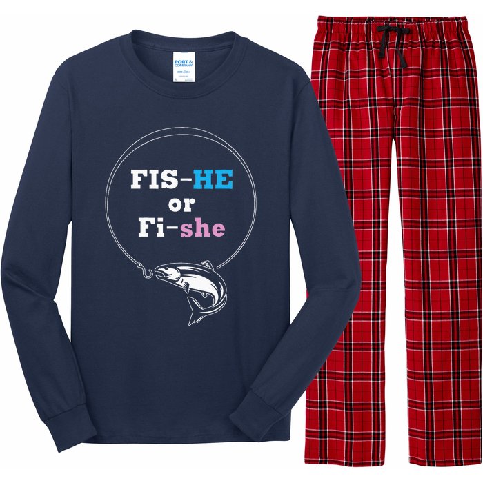 Fishing Gender Reveal Party Ideas Fishe Long Sleeve Pajama Set