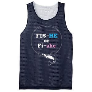 Fishing Gender Reveal Party Ideas Fishe Mesh Reversible Basketball Jersey Tank