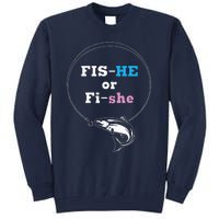 Fishing Gender Reveal Party Ideas Fishe Tall Sweatshirt