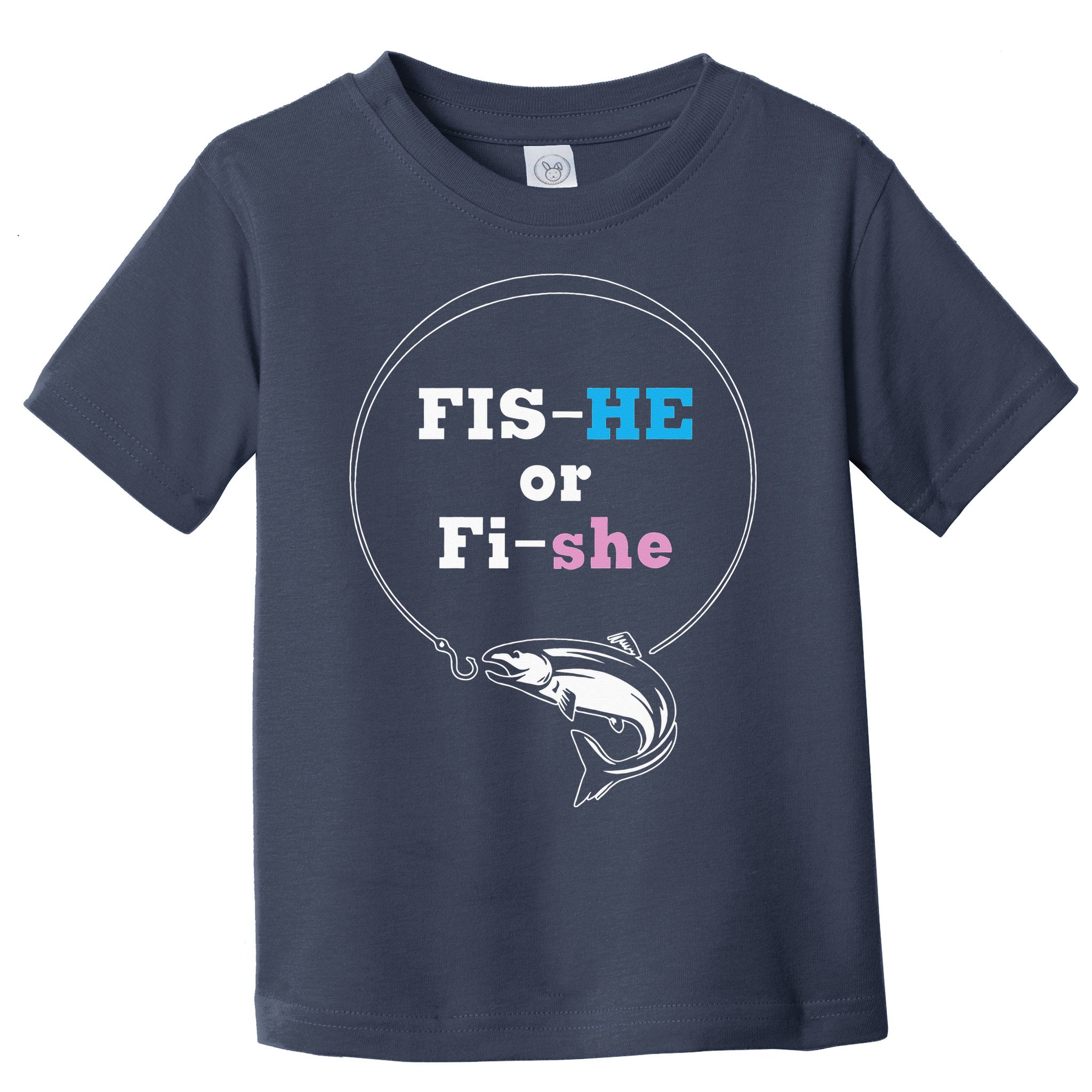 Fishing Gender Reveal Party Ideas Fishe Toddler T-Shirt