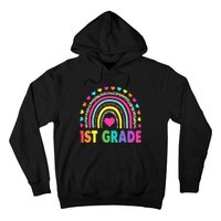 First Grade Rainbow Teacher Team 1st Grade Squad Hoodie