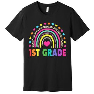 First Grade Rainbow Teacher Team 1st Grade Squad Premium T-Shirt