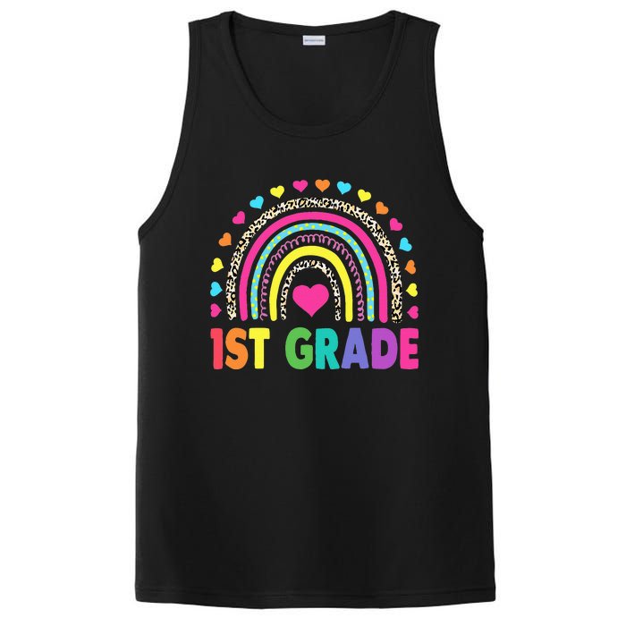 First Grade Rainbow Teacher Team 1st Grade Squad PosiCharge Competitor Tank