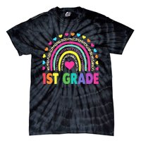 First Grade Rainbow Teacher Team 1st Grade Squad Tie-Dye T-Shirt