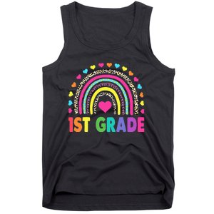 First Grade Rainbow Teacher Team 1st Grade Squad Tank Top