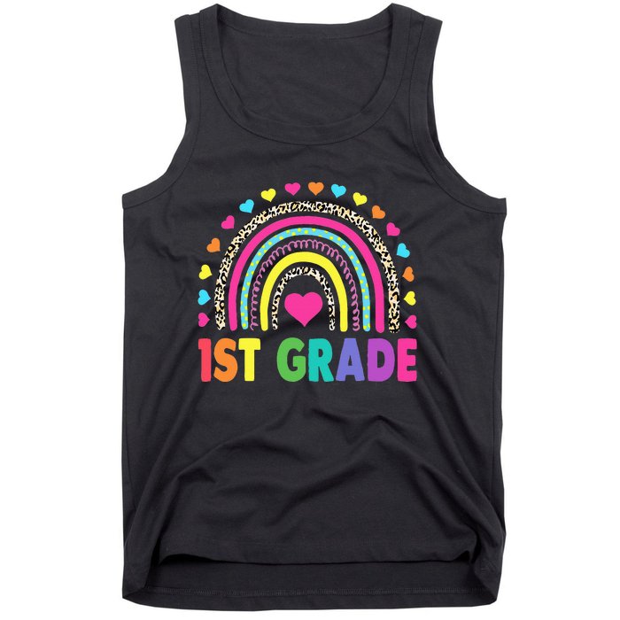 First Grade Rainbow Teacher Team 1st Grade Squad Tank Top