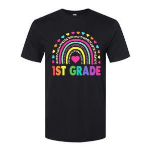 First Grade Rainbow Teacher Team 1st Grade Squad Softstyle CVC T-Shirt