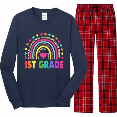 First Grade RainbowTeacher Team 1st Grade Squad Long Sleeve Pajama Set