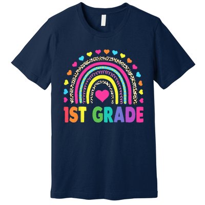 First Grade RainbowTeacher Team 1st Grade Squad Premium T-Shirt