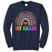 First Grade RainbowTeacher Team 1st Grade Squad Tall Sweatshirt