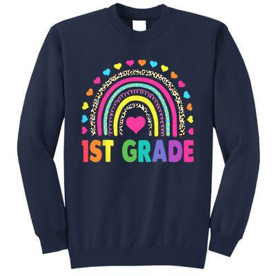 First Grade RainbowTeacher Team 1st Grade Squad Tall Sweatshirt