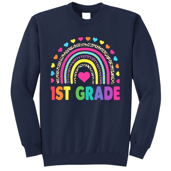 First Grade RainbowTeacher Team 1st Grade Squad Tall Sweatshirt