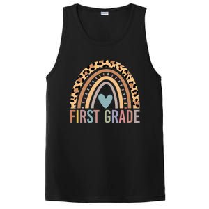 First Grade Rainbow Girl Boy Teacher Team 1st Grade Squad PosiCharge Competitor Tank