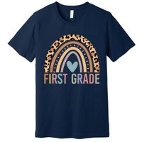 First Grade Rainbow Girl Boy Teacher Team 1st Grade Squad Premium T-Shirt