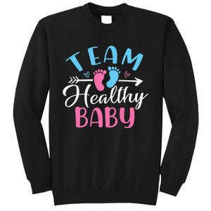 Funny Gender Reveal Team Healthy baby Shower Party Sweatshirt