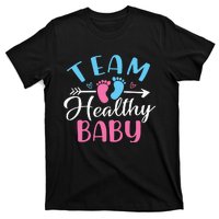 Funny Gender Reveal Team Healthy baby Shower Party T-Shirt