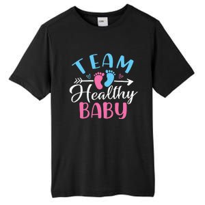 Funny Gender Reveal Team Healthy baby Shower Party Tall Fusion ChromaSoft Performance T-Shirt