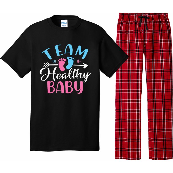 Funny Gender Reveal Team Healthy baby Shower Party Pajama Set