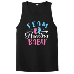 Funny Gender Reveal Team Healthy baby Shower Party PosiCharge Competitor Tank