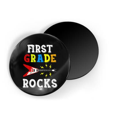 First Grade Rocks Guitar Music Gifts First Day Of School Magnet