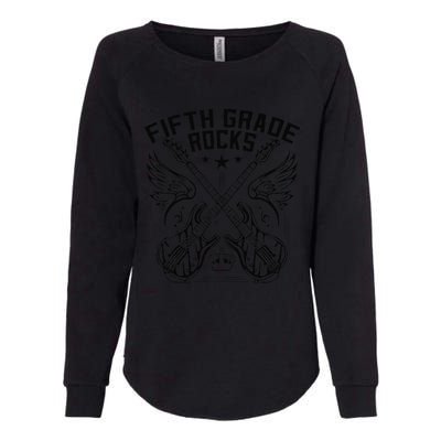 Fifth Grade Rocks Womens California Wash Sweatshirt