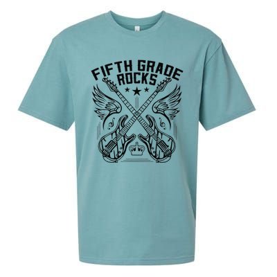 Fifth Grade Rocks Sueded Cloud Jersey T-Shirt