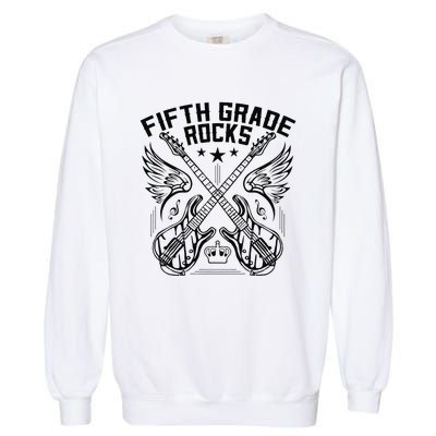 Fifth Grade Rocks Garment-Dyed Sweatshirt