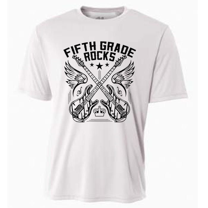 Fifth Grade Rocks Cooling Performance Crew T-Shirt