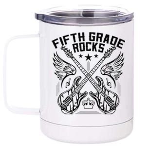 Fifth Grade Rocks 12 oz Stainless Steel Tumbler Cup