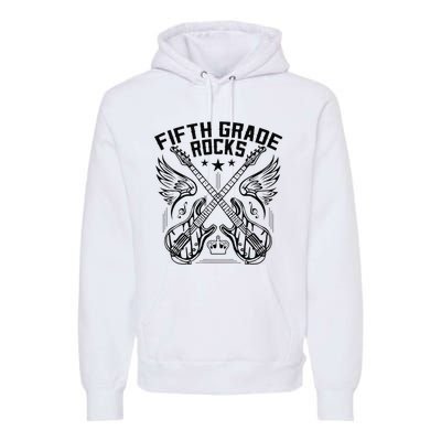 Fifth Grade Rocks Premium Hoodie