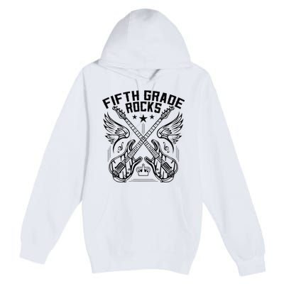 Fifth Grade Rocks Premium Pullover Hoodie