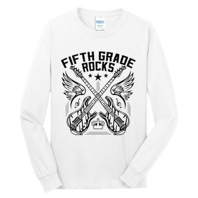 Fifth Grade Rocks Tall Long Sleeve T-Shirt