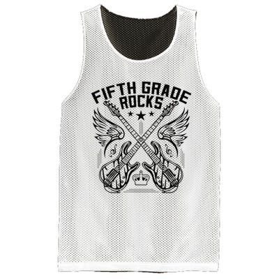 Fifth Grade Rocks Mesh Reversible Basketball Jersey Tank