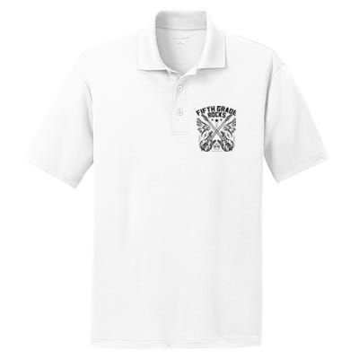 Fifth Grade Rocks PosiCharge RacerMesh Polo