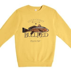 Fishing Gulf Red Drum Redfish Bull Red Premium Crewneck Sweatshirt