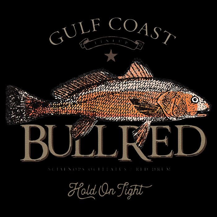 Fishing Gulf Red Drum Redfish Bull Red Sustainable Bucket Hat