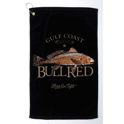Fishing Gulf Red Drum Redfish Bull Red Golf Towel