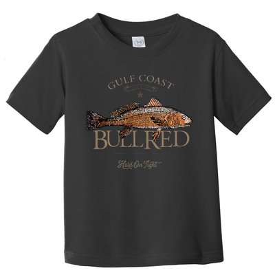 Fishing Gulf Red Drum Redfish Bull Red Toddler T-Shirt