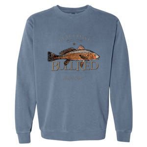 Fishing Gulf Red Drum Redfish Bull Red Garment-Dyed Sweatshirt