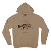 Fishing Gulf Red Drum Redfish Bull Red Hoodie