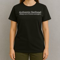 Funny Ginger Redhead Keep Out Direct Sunlight T-Shirt