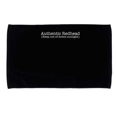 Funny Ginger Redhead Keep Out Direct Sunlight Microfiber Hand Towel