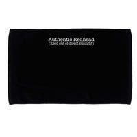 Funny Ginger Redhead Keep Out Direct Sunlight Microfiber Hand Towel