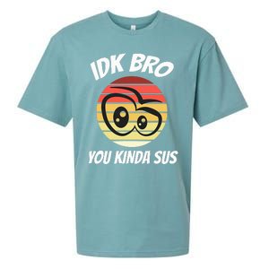 Fun Gamer Retro Style Idk Bro You Kinda Sus Sueded Cloud Jersey T-Shirt