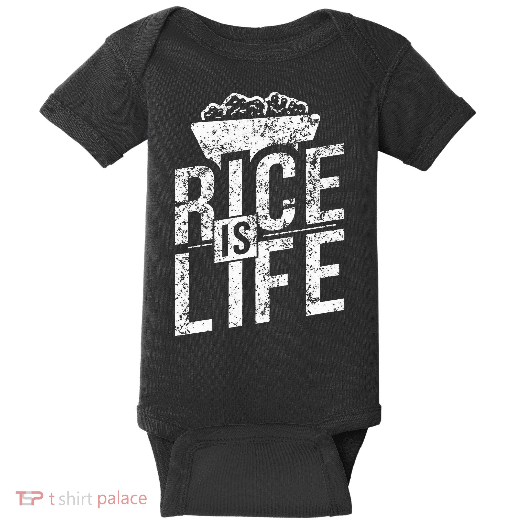 Filipino Gifts Rice Is Life Baby Bodysuit