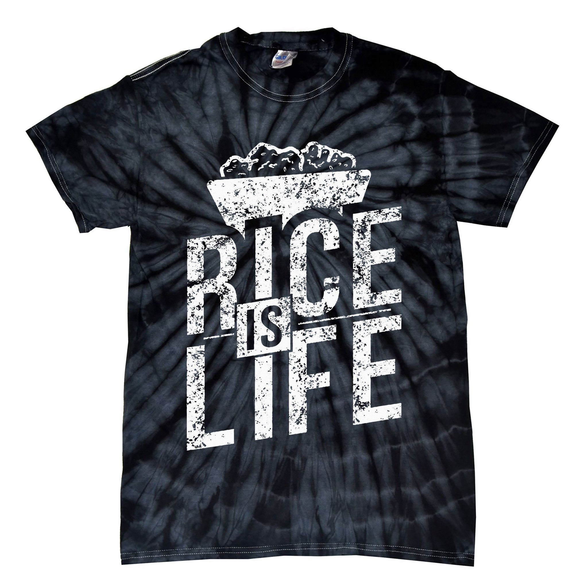 Filipino Gifts Rice Is Life Tie-Dye T-Shirt